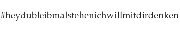 #heydubleibmalstehenichwillmitdirdenken